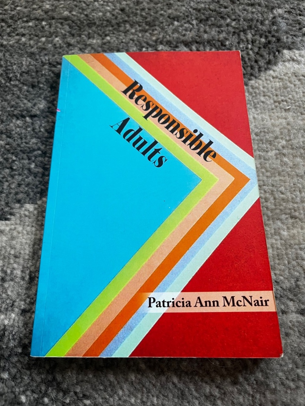 Responsible Adults by — Blue & Red Vintage Book